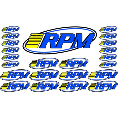 하비몬[#RPM-70005] RPM Pro Logo Decals (2 Sheets)[상품코드]RPM
