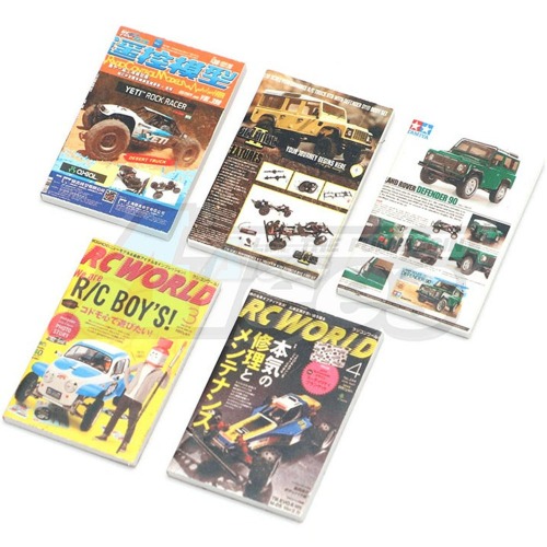 하비몬[#WO/AT037R] [미니어처｜RC잡지 5권] Scale Accessories - 1/10 RC Car Magazine[상품코드]WOOW RC