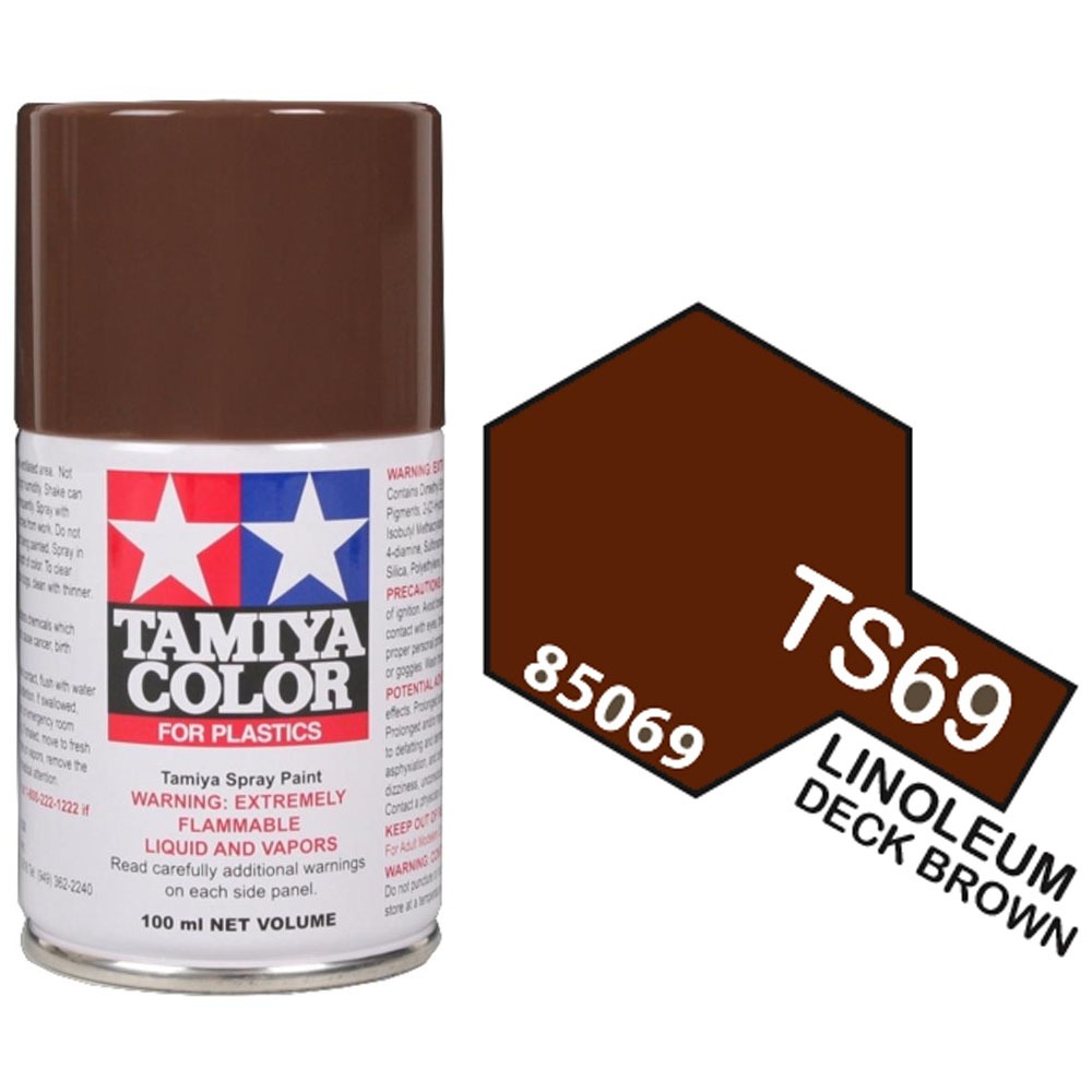 하비몬[#TA85069] TS-69 Linoleum Deck Brown (타미야 캔 스프레이 도료)[상품코드]TAMIYA