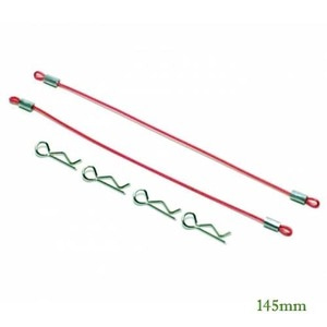 하비몬[#28556] Zeppin Red Body Pin Wire 145mm 1pcs (1/8 차량 바디핀)[상품코드]HSP Racing