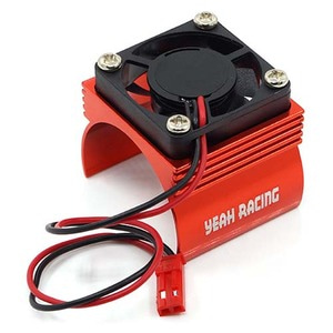 하비몬[#YA-0410RD] [3개-3%] Aluminum 540 Motor Heat Sink w/ Cooling Fan Red[상품코드]YEAH RACING