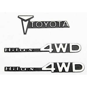 하비몬[#VVV-C0007] 1/10 Metal Emblem for Tamiya Hilux[상품코드]CCHAND