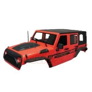 하비몬[XS-59765AR] (미조립/색상 사출) 1/10 Jeep Hard Plastic Body Kit 313mm (Parts A) Ver.2 for Axial SCX10 RC4WD TF2 (Red)[상품코드]XTRA SPEED