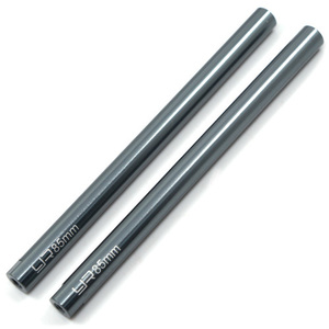 하비몬[#YA-0438] [2개입] Threaded Aluminum Link Pipe 6x85mm GunMetal[상품코드]YEAH RACING