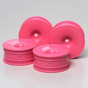 하비몬[#TA49422] Fluorescent Pink Medium Narrow dish Wheels[상품코드]TAMIYA