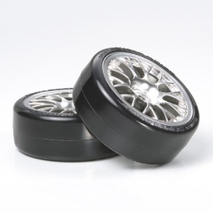 하비몬[#TA54021] Mesh Wheel W/SD Tires 24mm/+2 (2pcs)[상품코드]TAMIYA