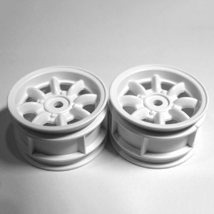 하비몬[#TA49043] 1/10 RC Mini Cooper Wheels 2pcs White[상품코드]TAMIYA