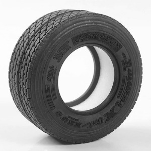 하비몬[#Z-T0176] [2개입] Michelin X ONE® XZU® S 1.7&quot; Super Single Semi Truck Tires (크기 83.5 x 35.3mm)[상품코드]RC4WD