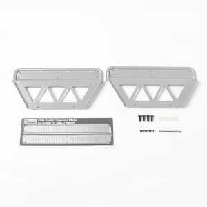 하비몬[#VVV-C0418**] Trifecta Side Sliders for Land Cruiser LC70 Body &amp; RC4WD TF2 (Silver)[상품코드]CCHAND