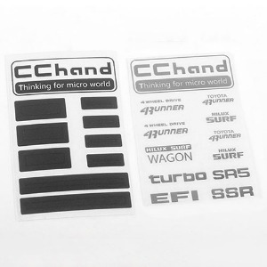 하비몬[#VVV-C0701] Metal Logo Decal Sheet for 1985 Toyota 4Runner Hard Body[상품코드]CCHAND
