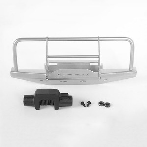 하비몬[선주문필수] [#VVV-C0549] Steel Front Winch Bumper W/Plastic Winch for 1/18 Gelande II RTR W/BlackJack Body (Silver)[상품코드]CCHAND