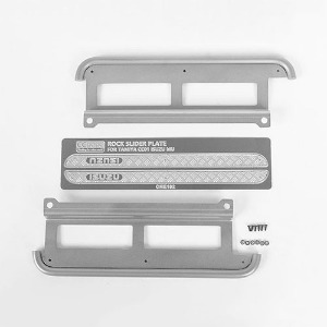 하비몬[선주문필수] [#VVV-C0571] Rook Metal Side Sliders for Tamiya 1/10 Isuzu mu Type X CC-01 (Silver)[상품코드]CCHAND
