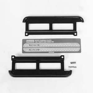 하비몬[#VVV-C0572] Rook Metal Side Sliders for Tamiya 1/10 Isuzu Mu Type X CC-01 (Black)[상품코드]CCHAND