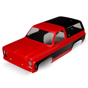 하비몬[#AX8130A] Body, Chevrolet Blazer (1979) (Red) (Requires Grille, Side Mirrors, Door Handles, Windshield Wipers, Decals)[상품코드]TRAXXAS