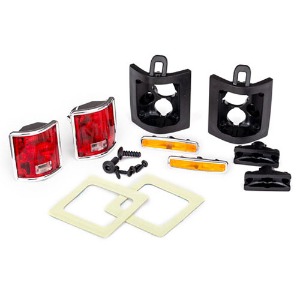 하비몬[#AX8135] Tail Lights, Left &amp; Right (Assembled)/ Tail Light Retainers, Left &amp; Right/ Side Marker Lights (Assembled) (2)/ Side Marker Retainers (2)/ Mounting Tape (2)/ 1.6X5 Bcs (Self-Tapping) (4)/ 2.6X8 Bcs (2) (Fits #8130 Body)[상품코드]TRAXXAS