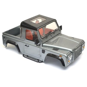 하비몬[TRC/302224] (미조립/미도색품) 1/10 Defender D90 Pickup Truck Hard Body Kit (휠베이스 275mm｜도어 작동)[상품코드]TEAM RAFFEE