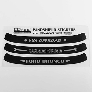 하비몬[#VVV-C0496] Windshield Decals for Traxxas TRX-4 &#039;79 Bronco Ranger XLT[상품코드]CCHAND