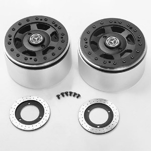 하비몬[#VVV-C0989] [2개입] TNK 2.2&quot; Beadlock Wheels w/ Brake Discs (2x)[상품코드]CCHAND