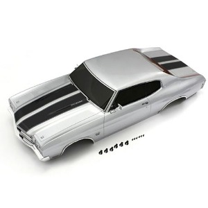 하비몬[#KYFAB702S] ChevyR ChevelleR SS454LS6 Cortez Silver (교쇼 페이저 바디)[상품코드]-