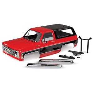 하비몬[#AX8130R] Body, Chevrolet Blazer (1979), Complete (Red) (Includes Grille, Side Mirrors, Door Handles, Windshield Wipers, Front &amp; Rear Bumpers, Decals)[상품코드]TRAXXAS