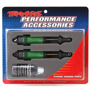 하비몬[#AX7462G] Shocks, GTR XX-Long Green-Anodized, PTFE-Coated Bodies With Tin Shafts (Fully Assembled, Without Springs) (2)[상품코드]TRAXXAS