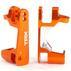 하비몬[#AX6832A] Caster Blocks (C-Hubs), 6061-T6 Aluminum (Orange-Anodized), Left &amp; Right[상품코드]TRAXXAS