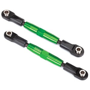 하비몬[#AX3643G] Camber Links, Front (Tubes Green-Anodized, 7075-T6 Aluminum, Stronger Than Titanium) (83Mm) (2)/ Rod Ends (4)/ Aluminum Wrench (1) (#2579 3X15 Bcs (4) Required For Installation)[상품코드]TRAXXAS
