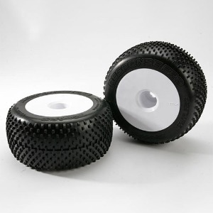 하비몬[#AX5375R] Response Pro tires &amp; White dished 3.8&quot; wheels, assembled, glued (with foam inserts) (2) (use with 17mm splined wheel hubs and wheel nuts, part #5353X) (Brushless)[상품코드]TRAXXAS
