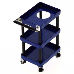 하비몬[#YA-0628BU] [미니어처: 이동식 카트/공구함] 1/10 RC Accessory 3-Tiered Rolling Metal Handy Cart Blue[상품코드]YEAH RACING
