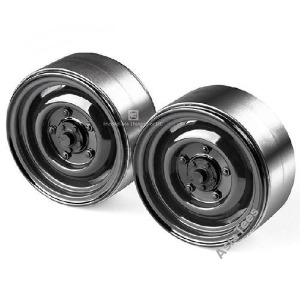 하비몬[#GRC/GAX0130BB] [2개입] 1.9&quot; Metal Classic Beadlock Wheels #Series II Defender (Black)[상품코드]GRC