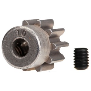 하비몬[#AX6746] Gear, 10-T Pinion (32-P) (Steel)/ Set Screw[상품코드]TRAXXAS