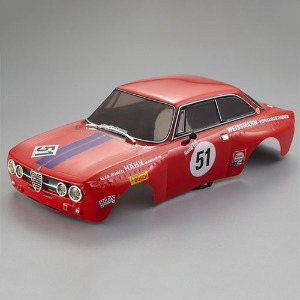 하비몬[#KB48251] 1/10 Alfa Romeo 2000 GTAm Body Finished w/Light Bucket (Red｜킬러바디 완성품)[상품코드]KILLERBODY