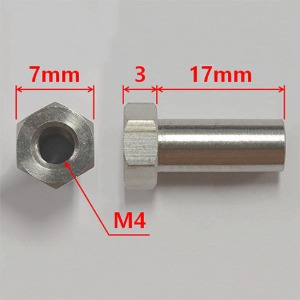 하비몬[#TRX4010/23/N-OC] [4개] Stainless Steel Hex Socket Screw - M4 x 17mm Barrel Nut (for #TRX4010/23MM)[상품코드]GPM