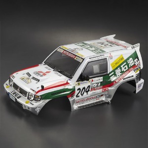 하비몬[#KB48400] 1/10 Mitsubishi Pajero EVO Body Finished &quot;Mitsubishi Oil&quot; 1998 Dakar Rally w/Light Bucket (Rally-Racing｜킬러바디 완제품)[상품코드]KILLERBODY