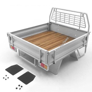 하비몬[#CC/D-AA10] Rear Bed (White) + Mud Flap for Boom Racing BRX01[상품코드]CCHAND