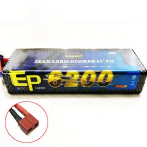 하비몬[#6200-2S-90C-T] 7.4V 6200mAh 90C Hard Case Lipo Battery (딘스잭)[상품코드]EP POWER