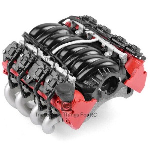 하비몬[#GRC/G153R] LS7 Simulated V8 Engine/ Motor Heat Sink Cooling Fan for 36mm Motor (Red)[상품코드]GRC