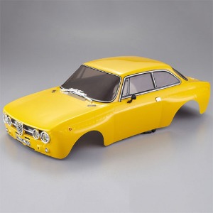 하비몬[#KB48321] 1/10 Alfa Romeo 2000 GTAm Body Finished w/Light Bucket (Yellow｜킬러바디 완제품)[상품코드]KILLERBODY