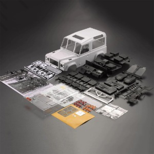 하비몬[#LR001] 1/10 Land Rover Defender 90 Hard Body Kit (DIY Version｜휠베이스 280mm) (for RC4WD D90 Gelande II &amp; D1RC Defender)[상품코드]MATRIXLINE