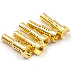 하비몬[#WPT-0152] [5개입] 4mm/5mm Bullet Connectors (길이 20+3mm)[상품코드]YEAH RACING