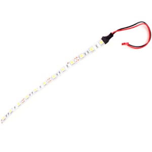 하비몬[#BM0264] Flexible 12 LED Strip Tape Light w/JST Connector (12V BLUE LED 20cm + 양면테입｜선길이 10cm)[상품코드]BEST-RCMODEL