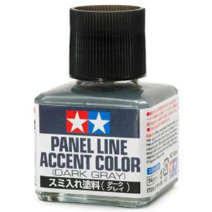 하비몬[#TA87199] Panel Line Accent Color (Dark Grey) (40ml) (패널라인/먹선 넣기)[상품코드]TAMIYA