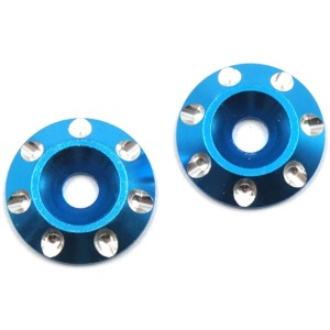 하비몬[#SDY-0235BU] [2개입｜윙 와셔] Aluminum Wing Buttons (Blue) (내경 3 x 외경 13mm)[상품코드]SLIDELOGY