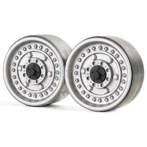 하비몬[#GRC/GAX0130HS] [2개입] 1.9&quot; Metal Classic Wheels #Series VI (Silver)[상품코드]GRC