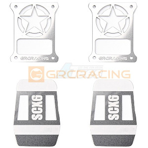 하비몬[#GRC/G173RCS] Stainless Steel Tail Light Guard Type C for SCX6 Wrangler (Silver)[상품코드]GRC