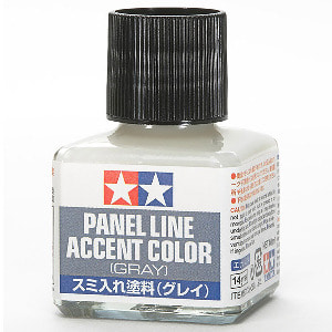 하비몬[#TA87133] Panel Line Accent Color (Grey) (40ml) (패널라인/먹선 넣기)[상품코드]TAMIYA