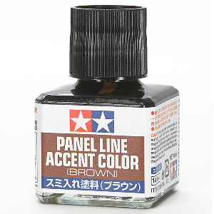 하비몬[#TA87132] Panel Line Accent Color (Brown) (40ml) (패널라인/먹선 넣기)[상품코드]TAMIYA