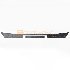 하비몬[#GRC/G173FB] Stainless Steel Rear Bumper Decorative Protection Plate for SCX6 Wrangler (Black)[상품코드]GRC