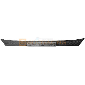 하비몬[#GRC/G166CB] Stainless Steel Rear Bumper Decorative Protection Plate for SCX10 III Wrangler (Black)[상품코드]GRC
