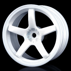 하비몬[단종] [#832003W] [4개입] 5 Spokes Wheel (+3) (White)[상품코드]MST